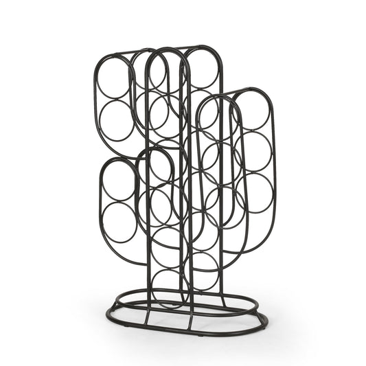 Wine Rack - Black Home Essentials