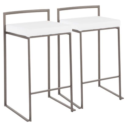 Fuji - Industrial Stackable Counter Stool Elegant Design Lumi Source