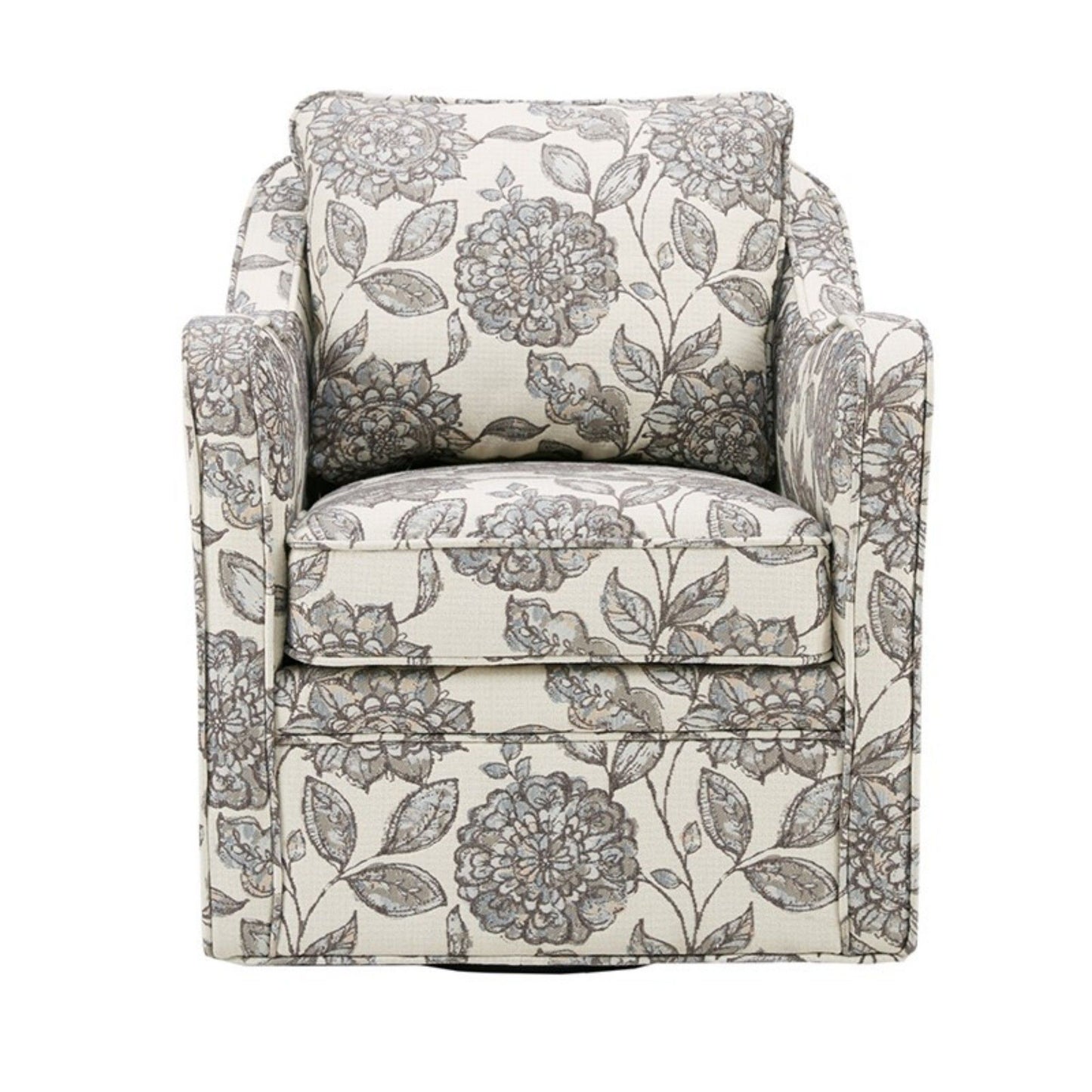 Wide Seat Arm Chair With 360 Degree Rotation JLA
