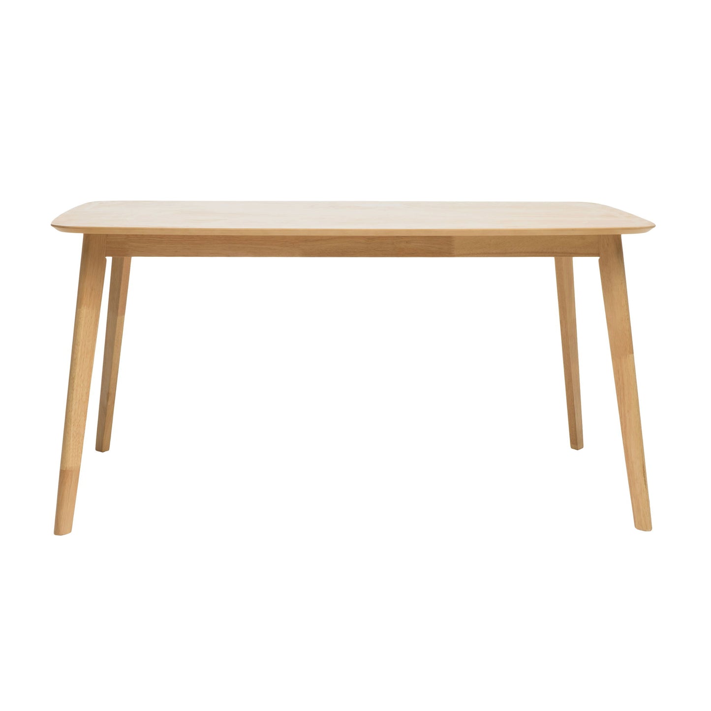 Retro Dining Table With Faux Wood Top Noble House