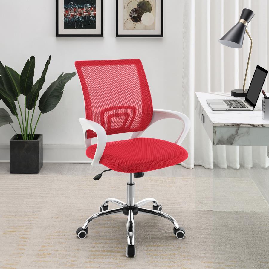 Felton - Upholstered Adjustable Home Office Desk Chair CoasterEveryday