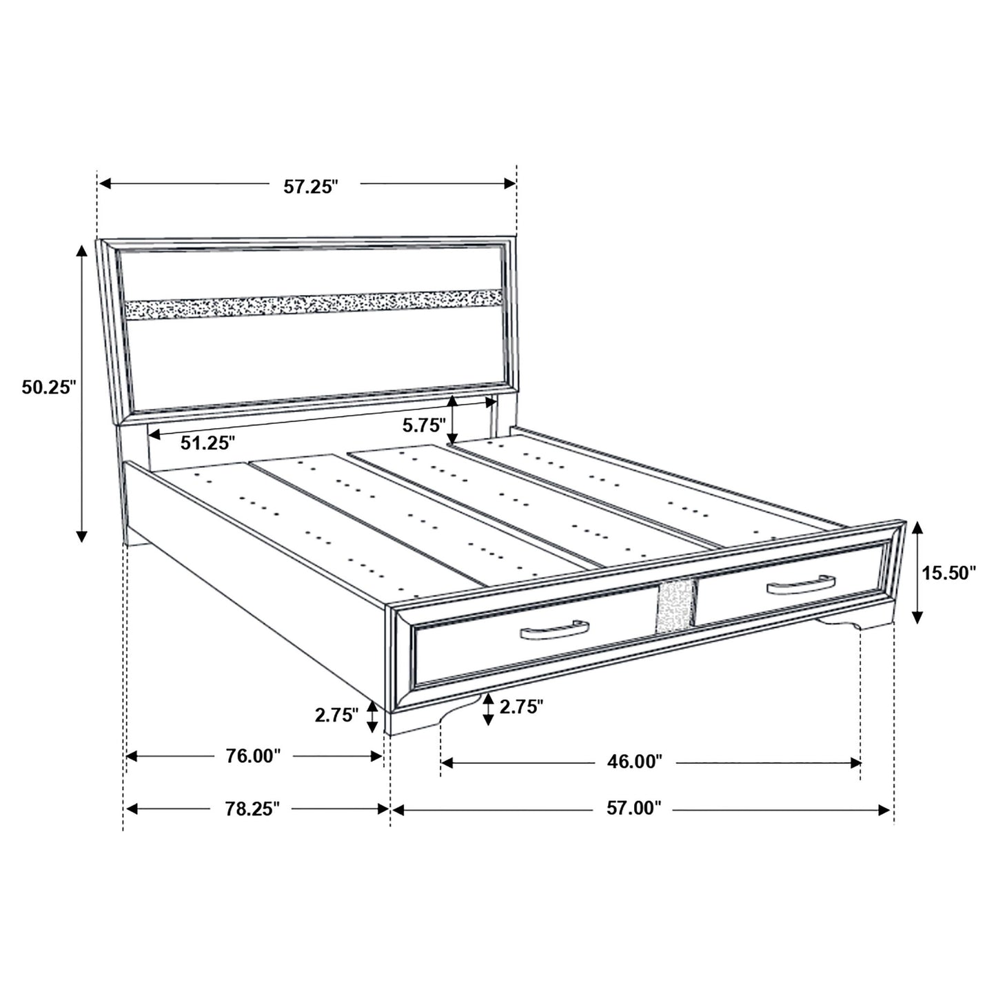 Urbana - Storage Panel Bed Furniture Max