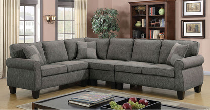 Rhian - Sectional - Dark Gray