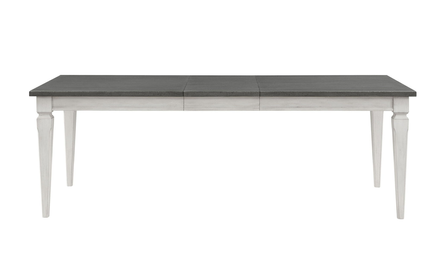 Katia - Dining Table With Leaf - Gray / White Acme