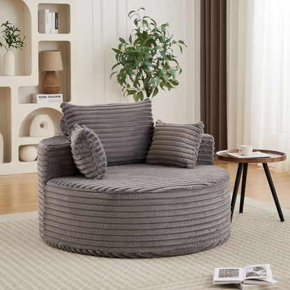 Modern Single Sofa With Backrest Pillow For Living Room Home Essentials