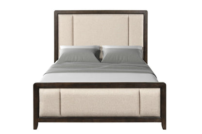 Upholstered Headboard & Footboard With Traditional Styling Bed Bernards Furniture