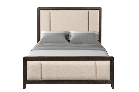 Upholstered Headboard & Footboard With Traditional Styling Bed Bernards Furniture