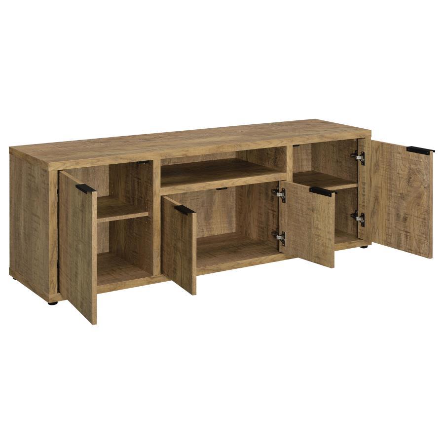 Tabby - 4 Door Engineered Wood TV Stand - Mango Coaster Fine Furniture
