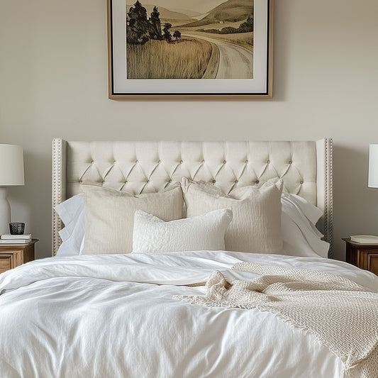 Amelia - Upholstery Headboard - Cream Madison Park