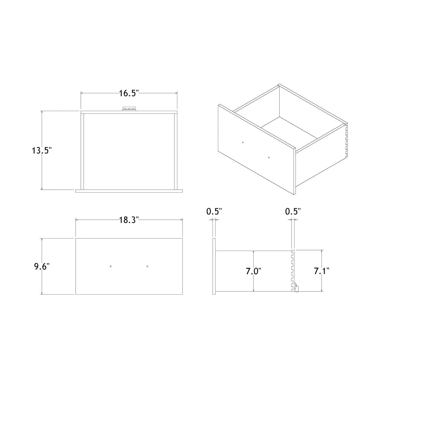 Skye - Marble Dresser - White Global Furniture USA