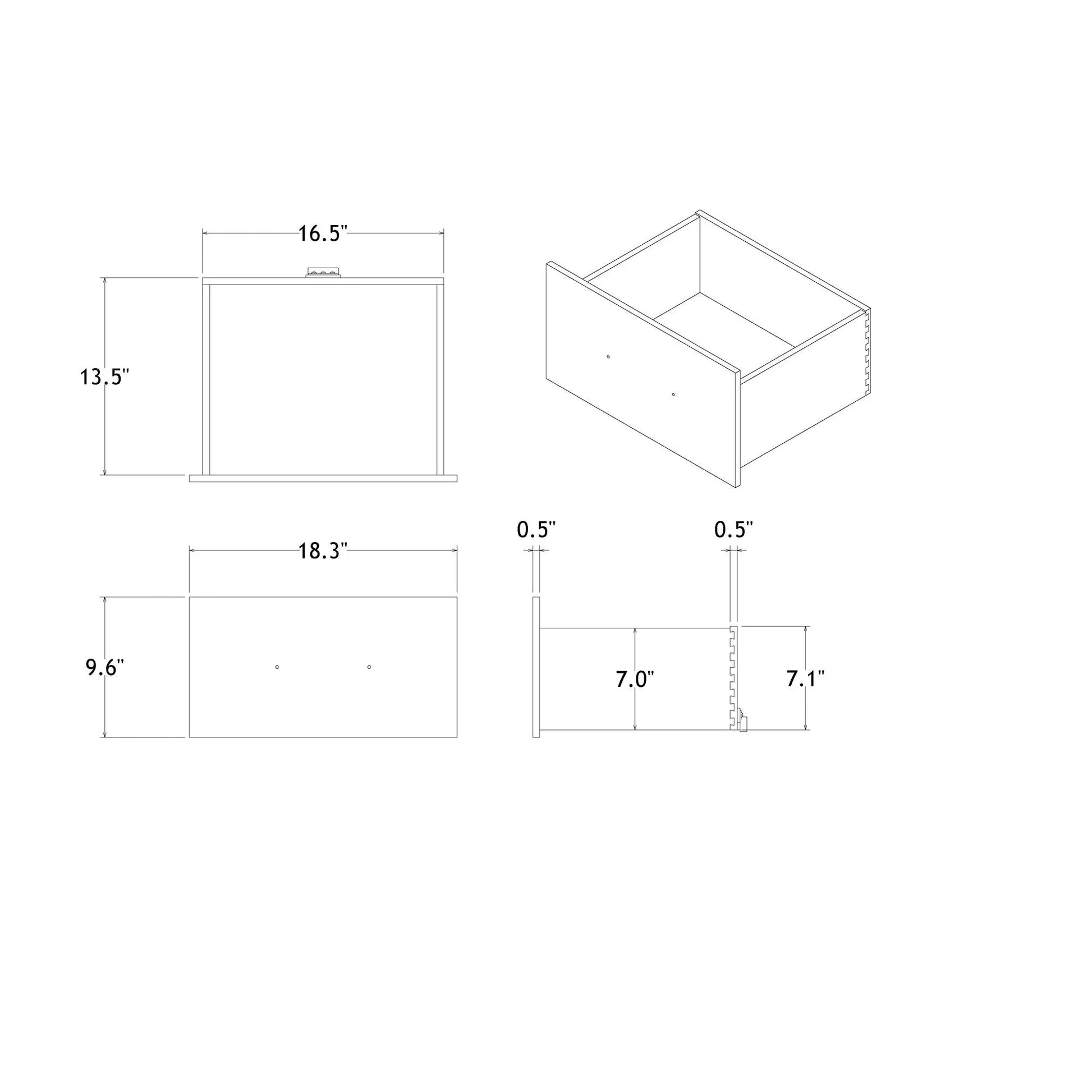 Skye - Marble Dresser - White Global Furniture USA