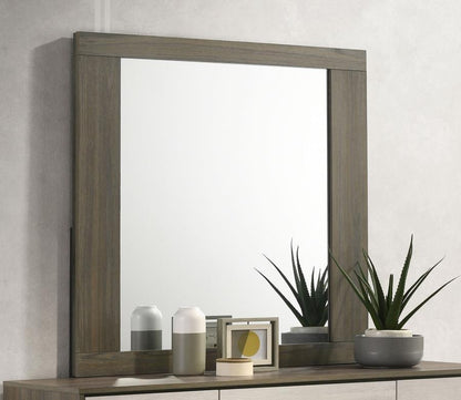 Fenwick - Dresser Mirror - - Gray Oak Coaster Fine Furniture