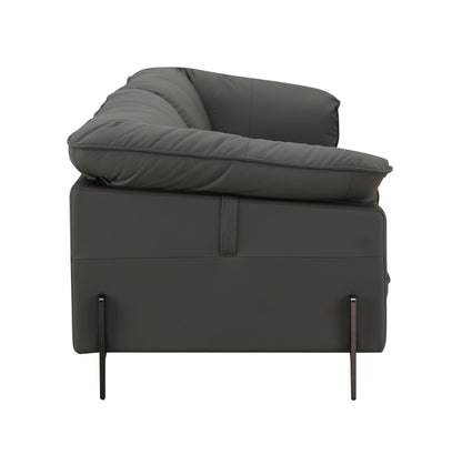 Tadi - Top Grain Leather Sofa - Black Acme