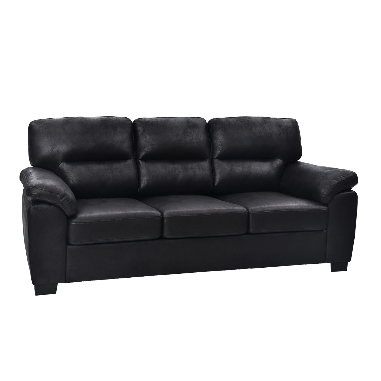 3 Seater Sofa With Padded Armrests And Triangular Leg Home Essentials
