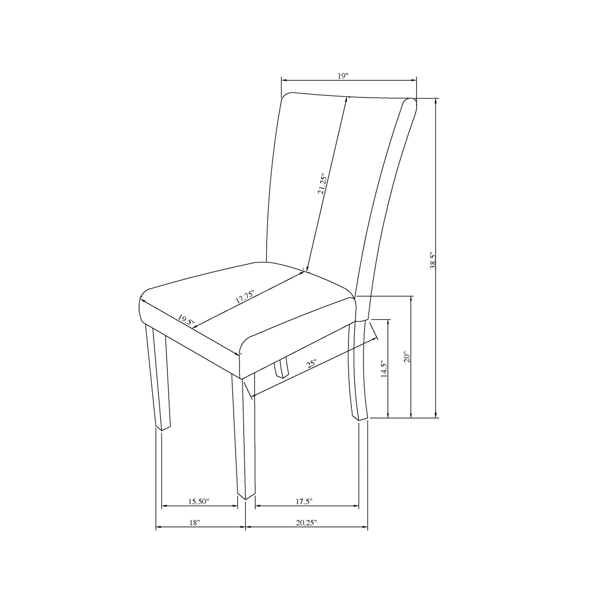 Oceanic - Dining Chair (Set of 2) - Gray Global Furniture USA