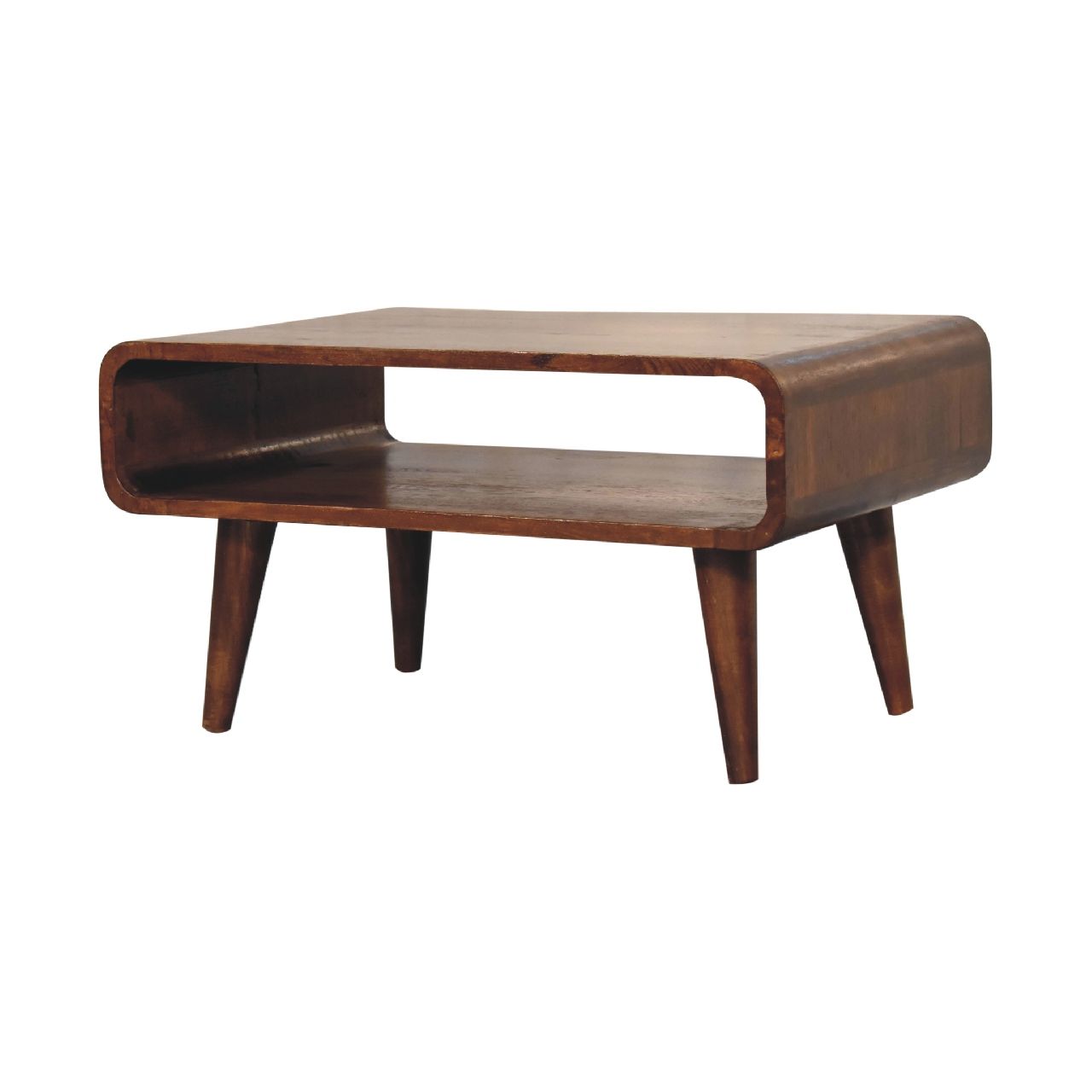 Solid Wood Open Media Unit Artisan Furniture