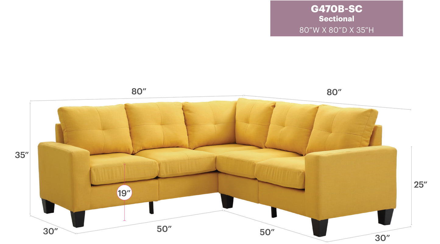 Newbury - Sectional Glory Furniture