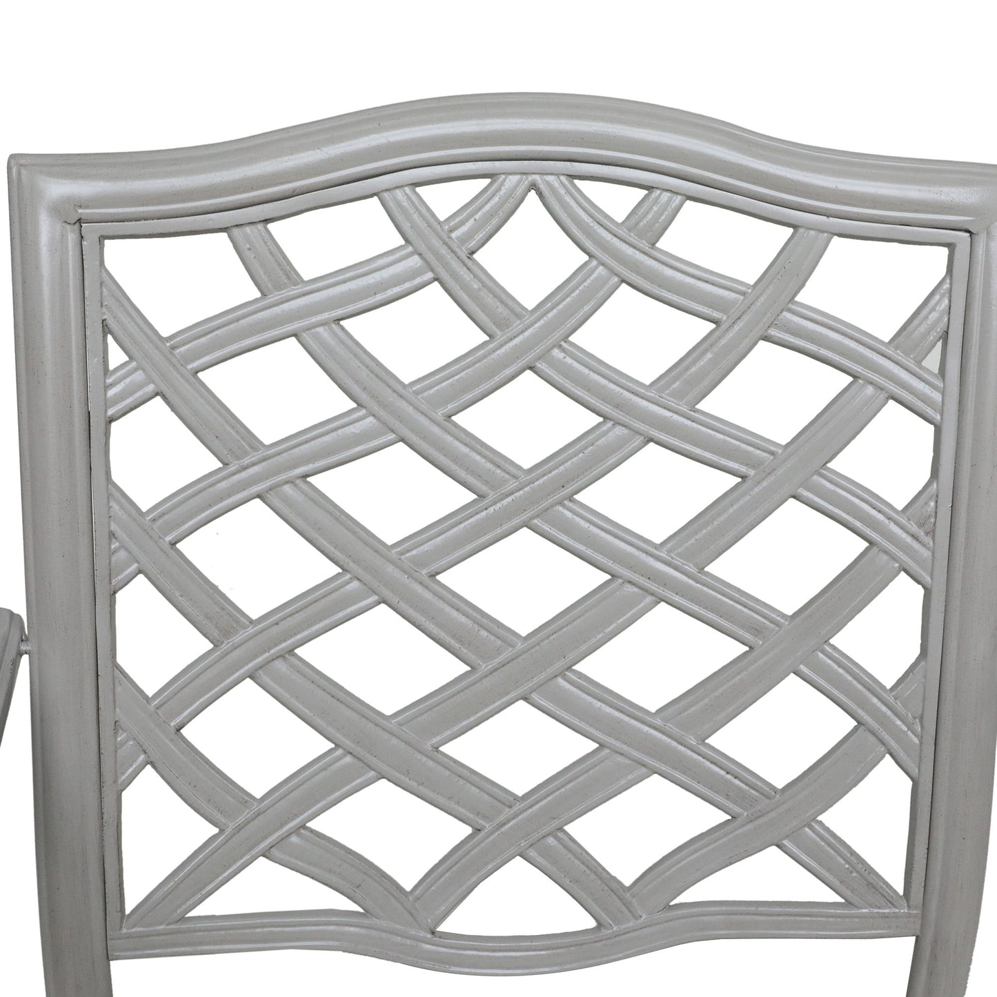 Outdoor Aluminum C Spring Chair (Set of 2) - Basalt