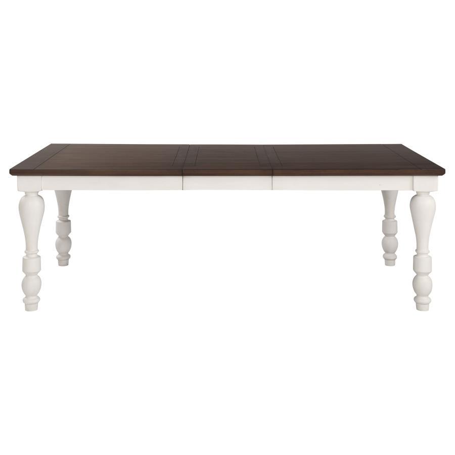 Madelyn - Extension Leaf Dining Table - Coastal White