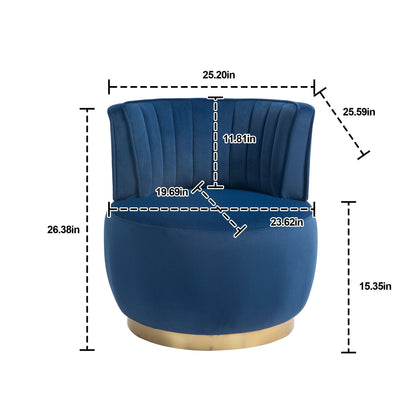 360 Degree Swivel Cuddle Barrel Accent Sofa Chair Home Essentials