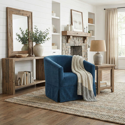 Elm - Skirted Swivel Chair Ridgecrest Home