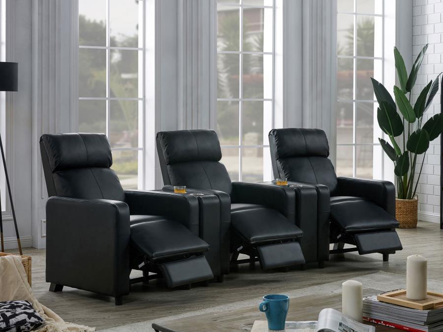 Toohey - Upholstered Tufted Recliner Living Room Set