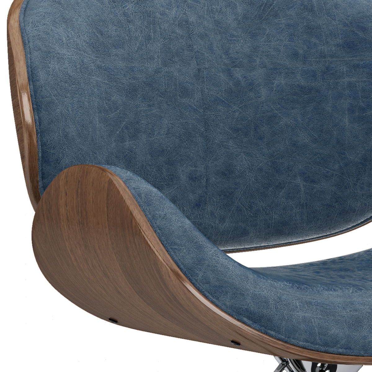 Marana - Multifunctional Handcrafted Bentwood Adjustable Swivel Bar Stool Simpli-Home
