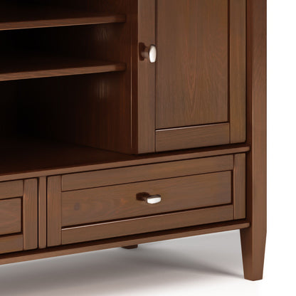 Warm Shaker - Transitional Style TV Media Stand Simpli-Home