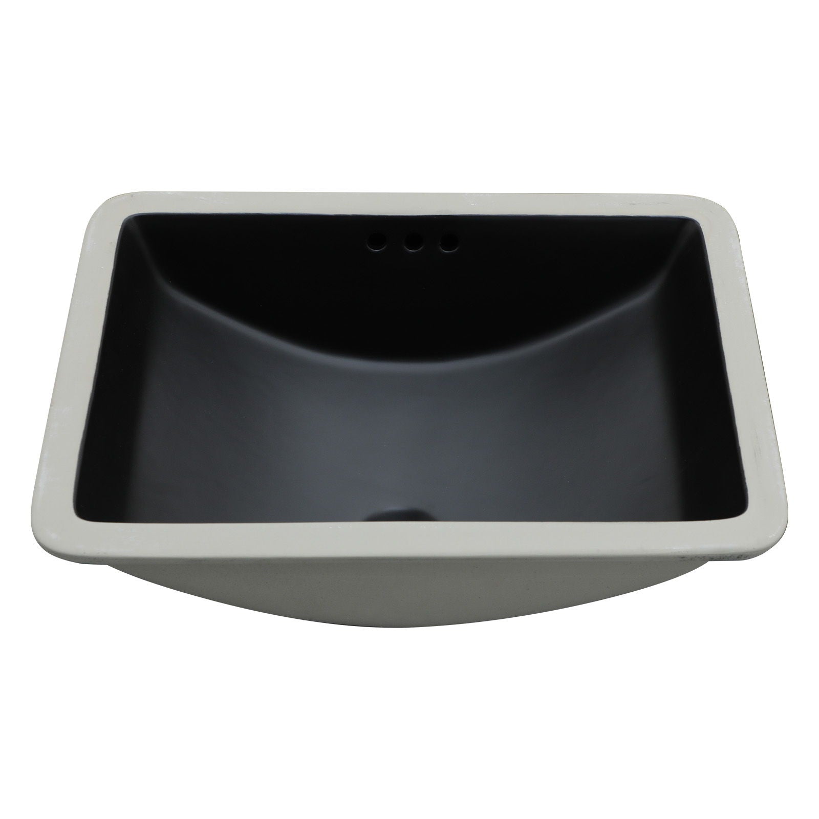 Modern Ceramic Undermount Bathroom Sink With Overflow, High Quality Daily Nest
