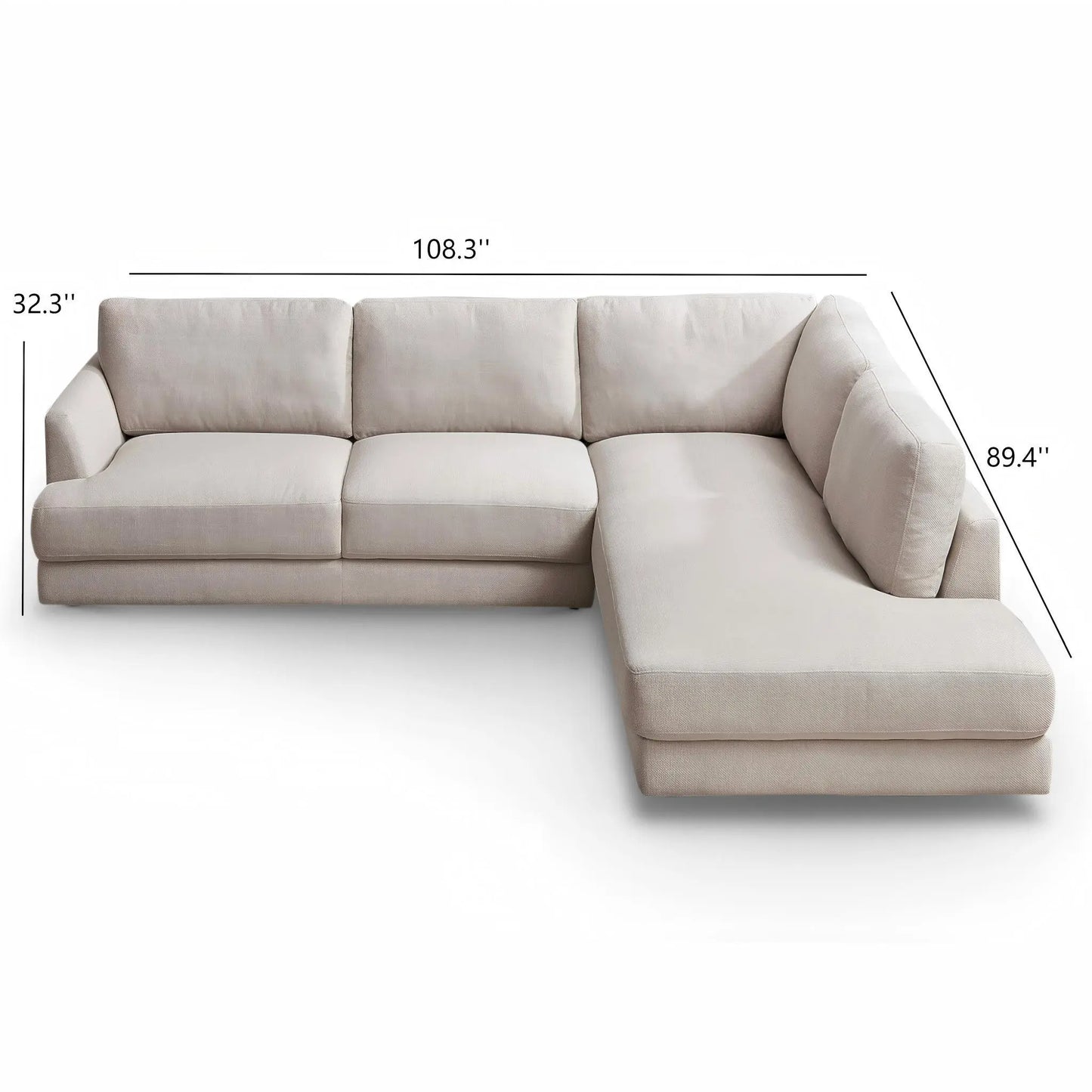 Glander - Comfortable Cozy Sectional Sofa Ashcroft Furniture