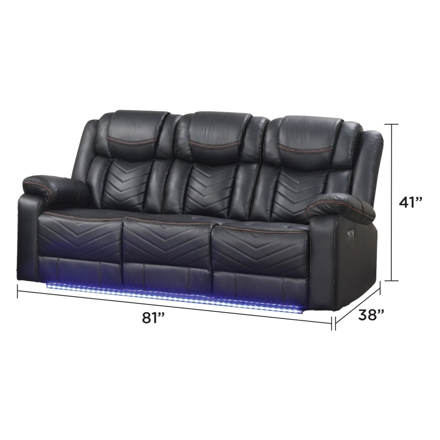 Challenger - LED Power Recliner Set Matrix Furniture Group