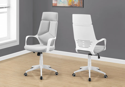 Office Swivel Chair, Adjustable Height, Ergonomic, Armrests, Contemporary & Modern 8th Street