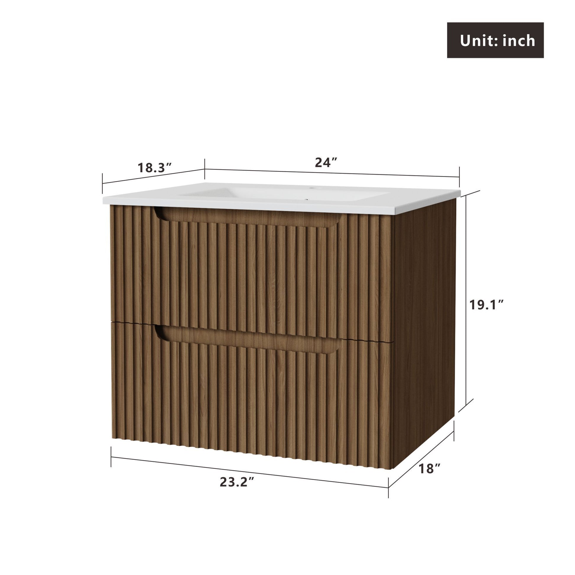Wall Mounted Bathroom Vanity With Sink Home Essentials
