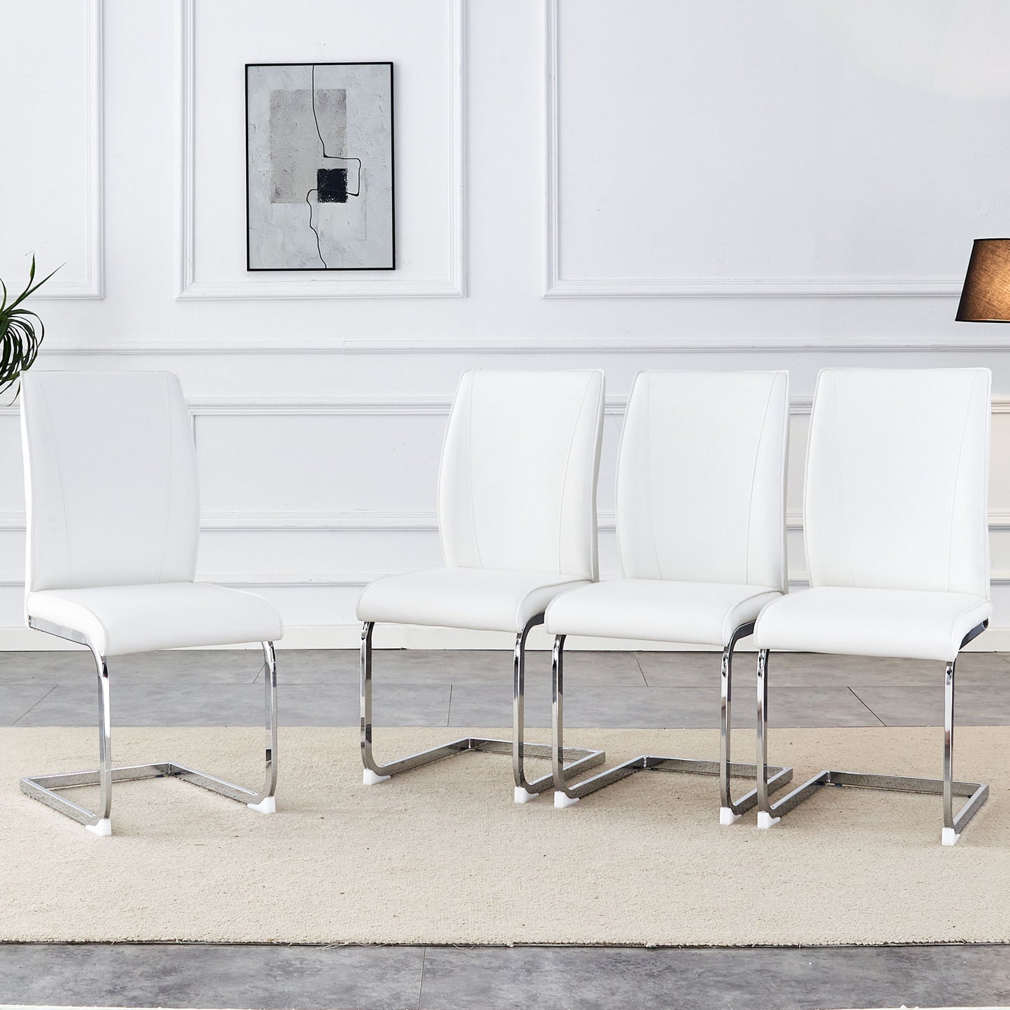 Luxury Simple Arch Chair, High Resilience With Metal Legs Home Essentials