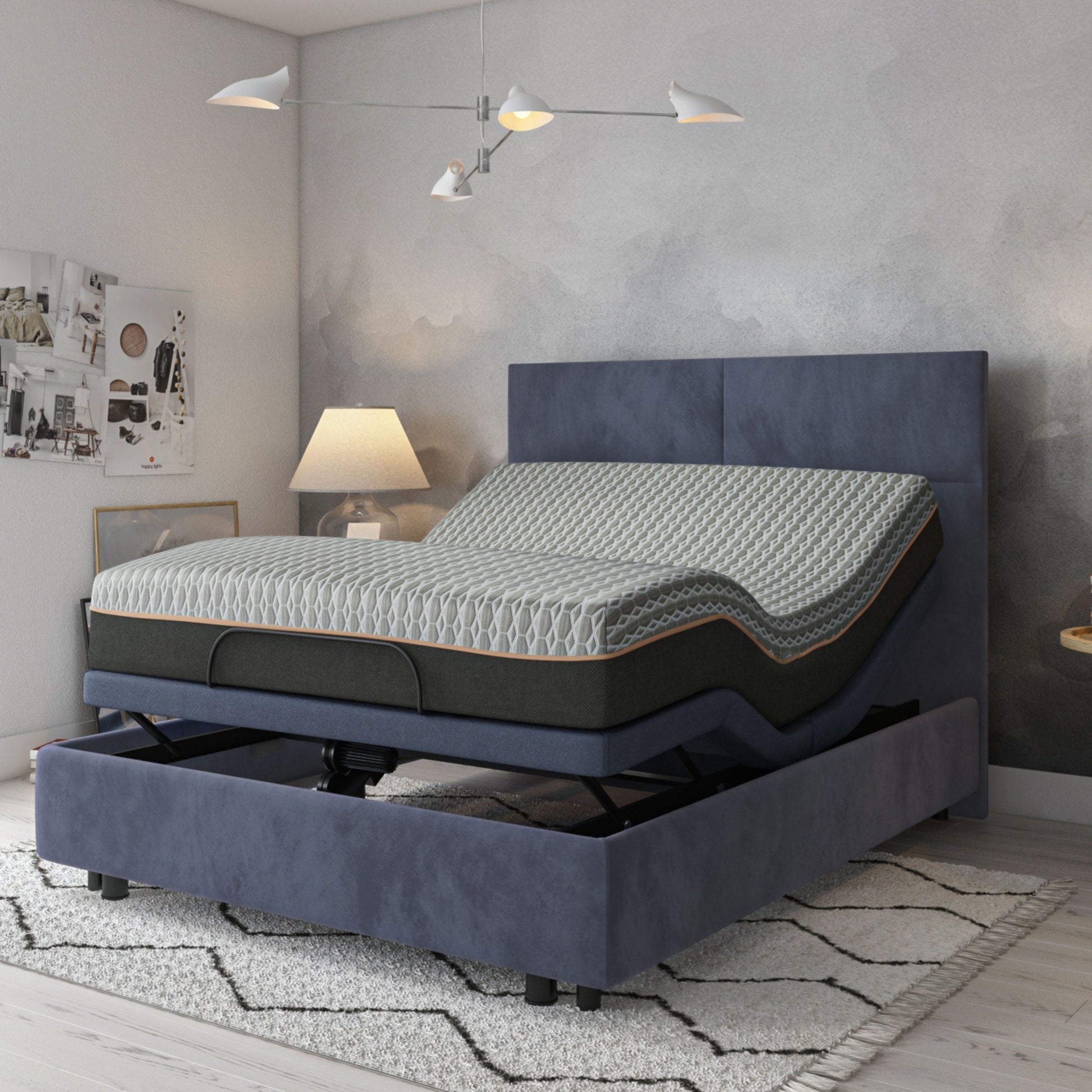 Copper Lux Hybrid - 12" Mattress With Copper Infused Contouring Memory Comfort Layer And Supportive Coil System BedTech