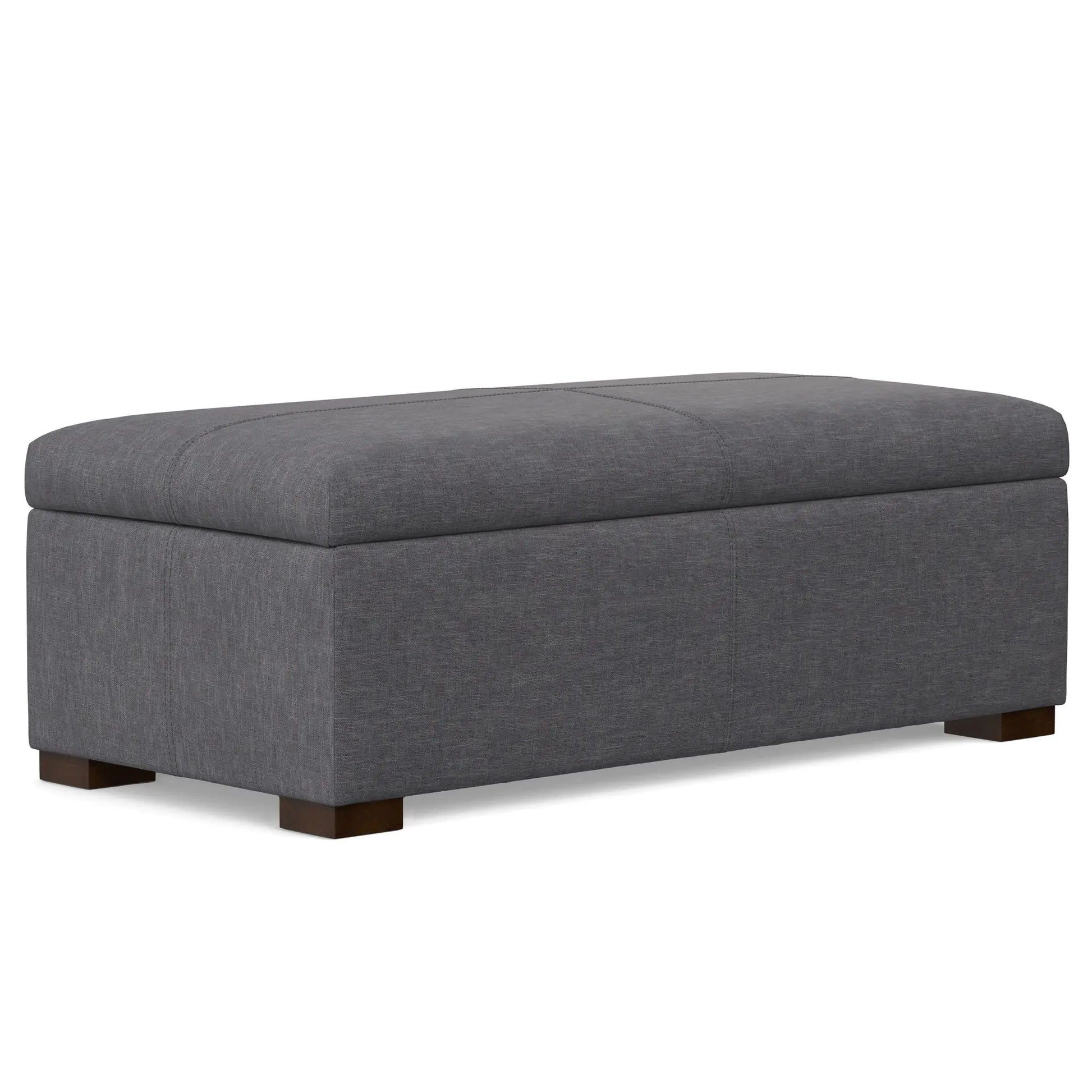 Gabbie - Coffee Table Upholstered Storage Ottoman Simpli-Home