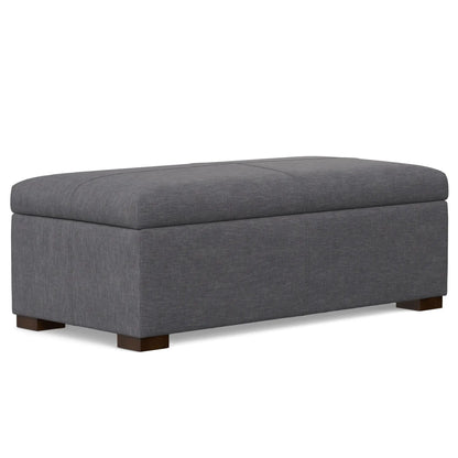 Gabbie - Coffee Table Upholstered Storage Ottoman Simpli-Home