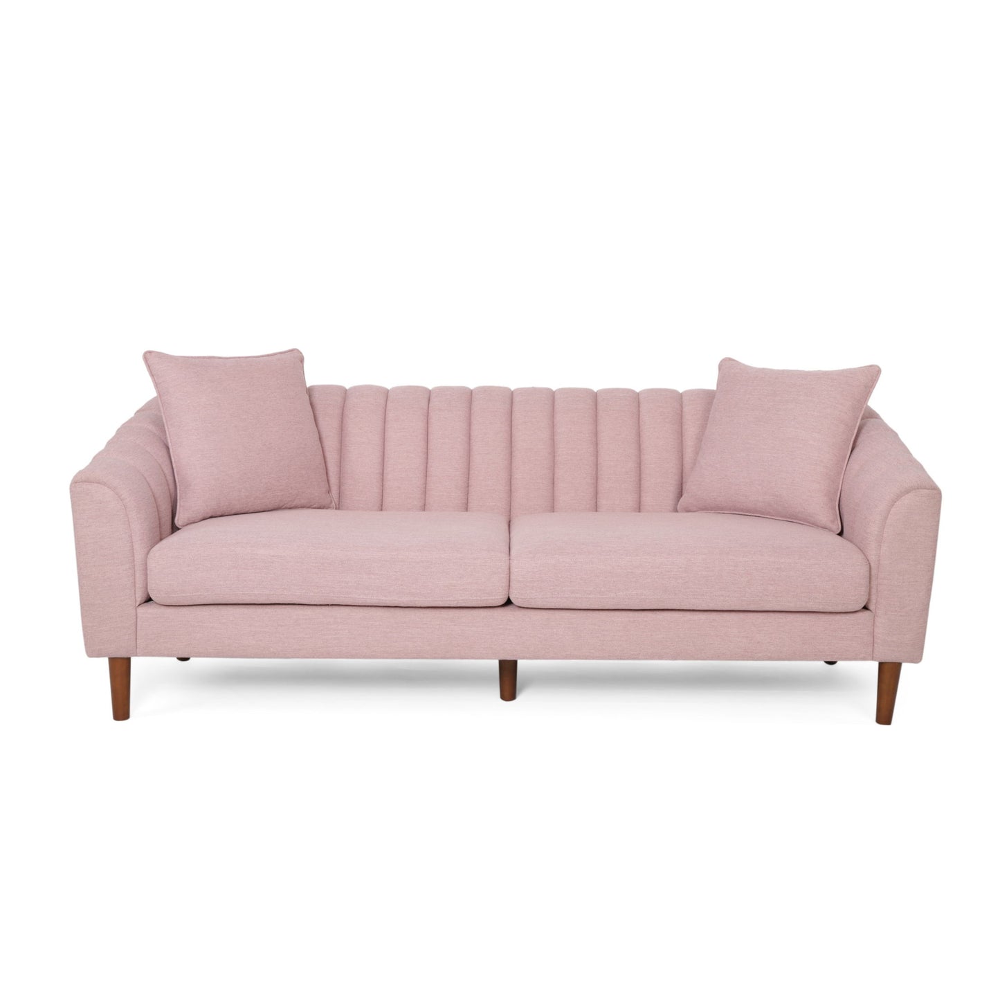 Contemporary 3 Seater Sofa With Accents Noble House