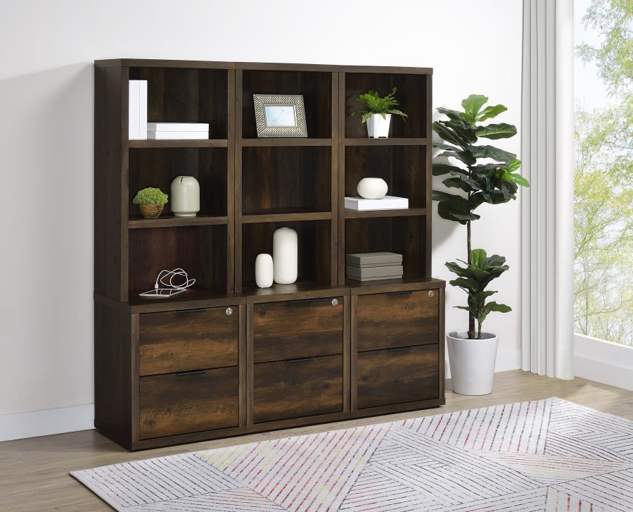 Westpark - 3 Piece Wall Unit Bookcase Set With USB Coaster Fine Furniture