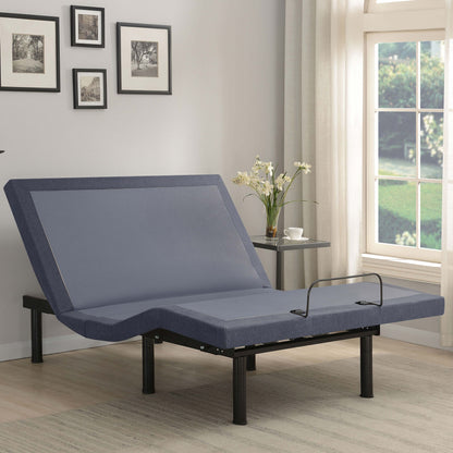 Kelven - Adjustable Bed Base With Wireless Remote And Dual Massage Motors Furniture Max