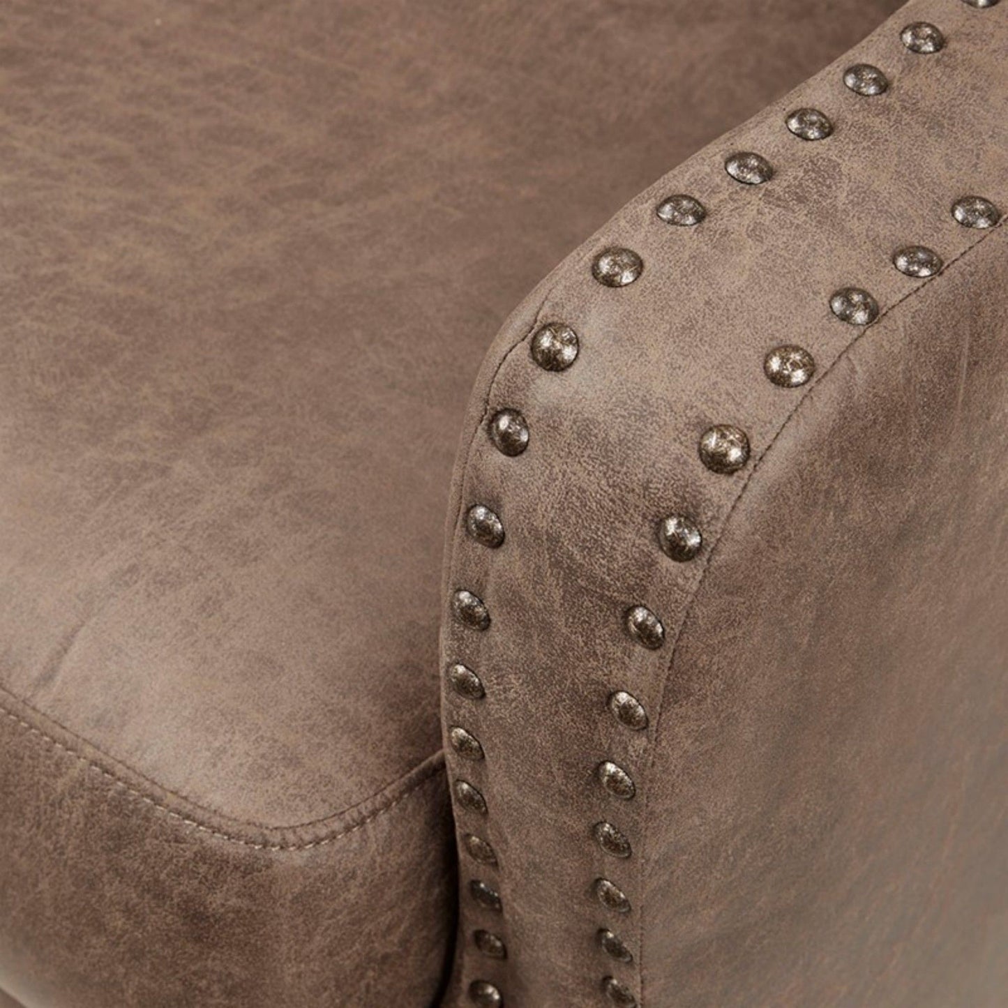 Shasta - Accent Chair With And Nail Buttons - Brown JLA
