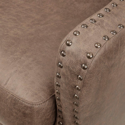 Shasta - Accent Chair With And Nail Buttons - Brown JLA