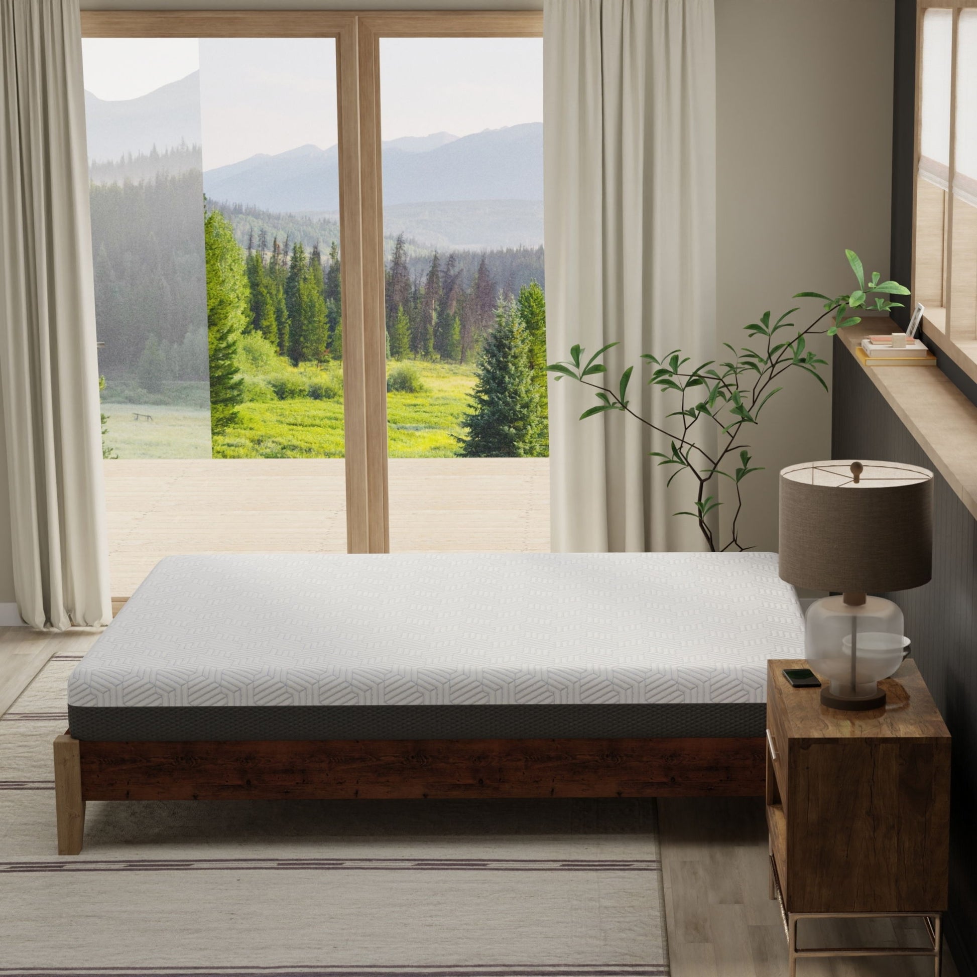 Pur Chill - 8" Firm Mattress With Phase Change Cooling Fabric BedTech