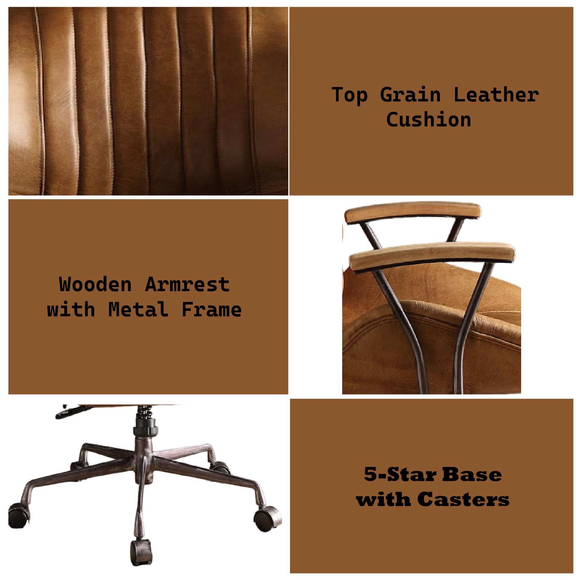 Hamilton - Top Grain Office Chair Acme