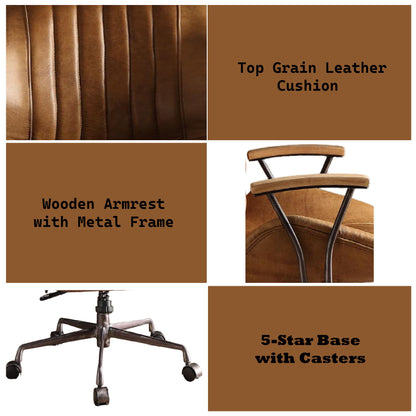 Hamilton - Top Grain Office Chair Acme