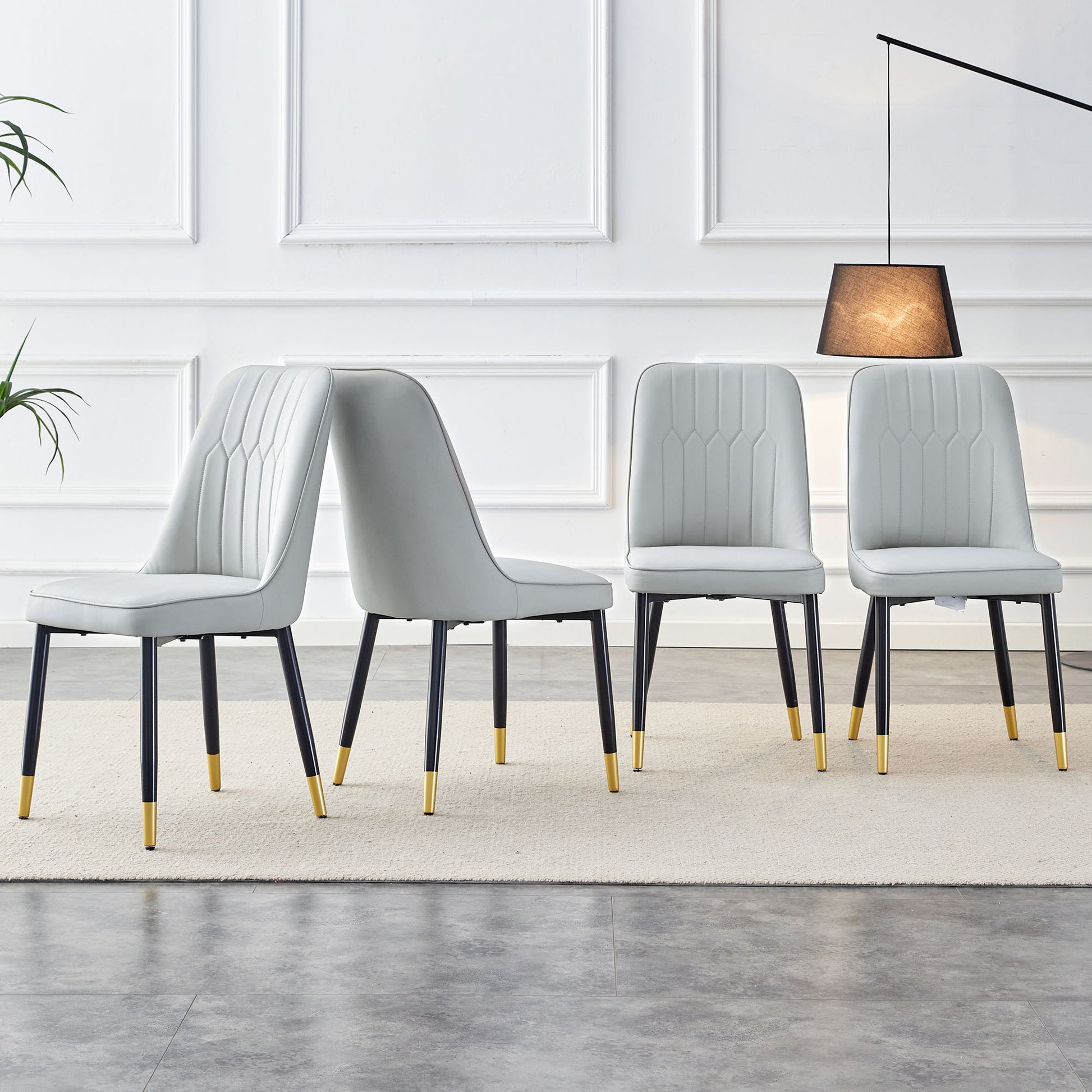 Modern Chair With Metal Legs Home Essentials