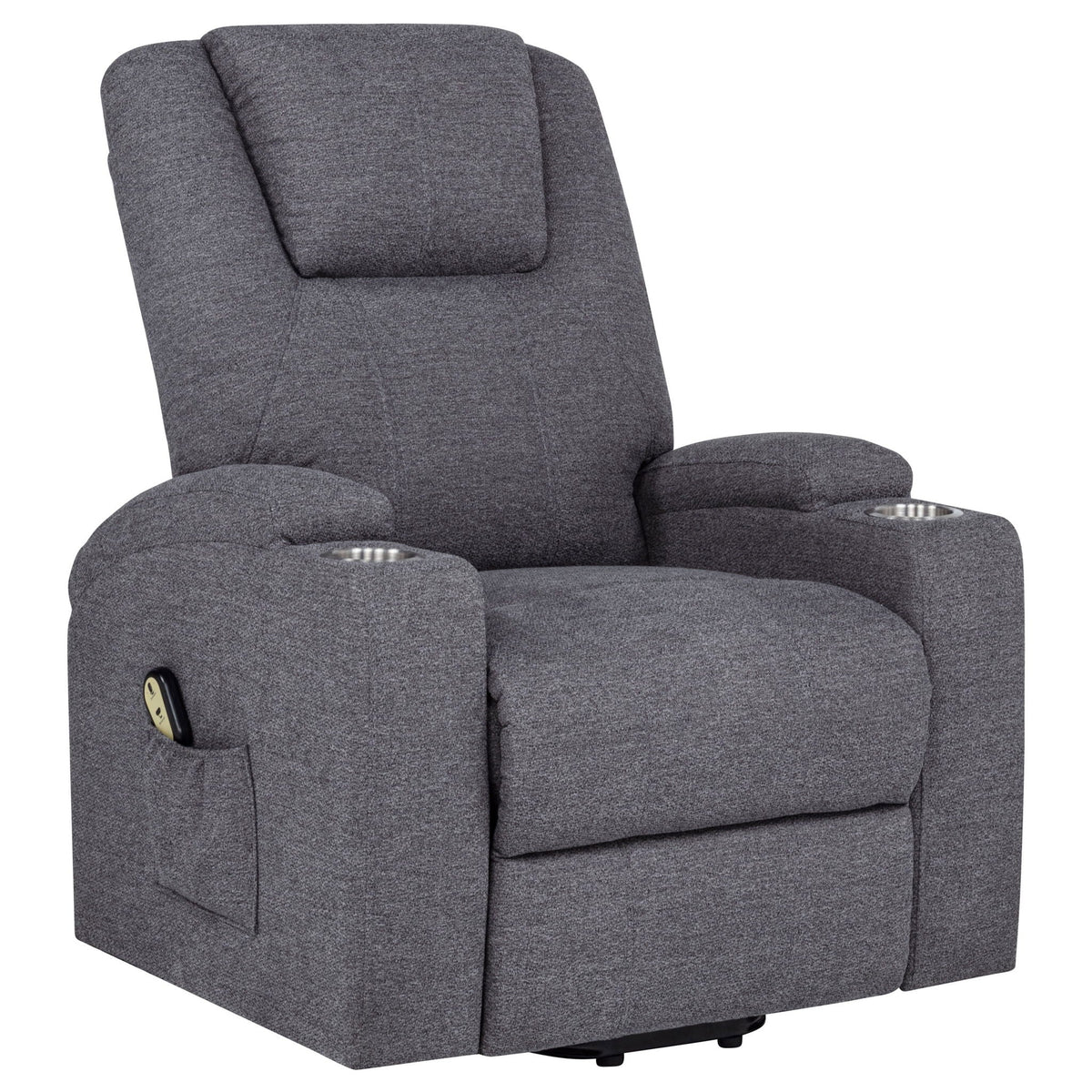 Power Lift Massage Recliner With Heat And Remote Control Furniture Max