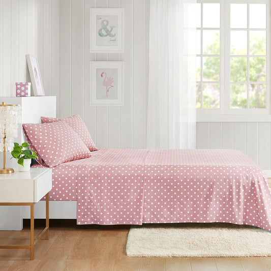 Polka Dot - Queen Sheet Set - Pink Mi Zone