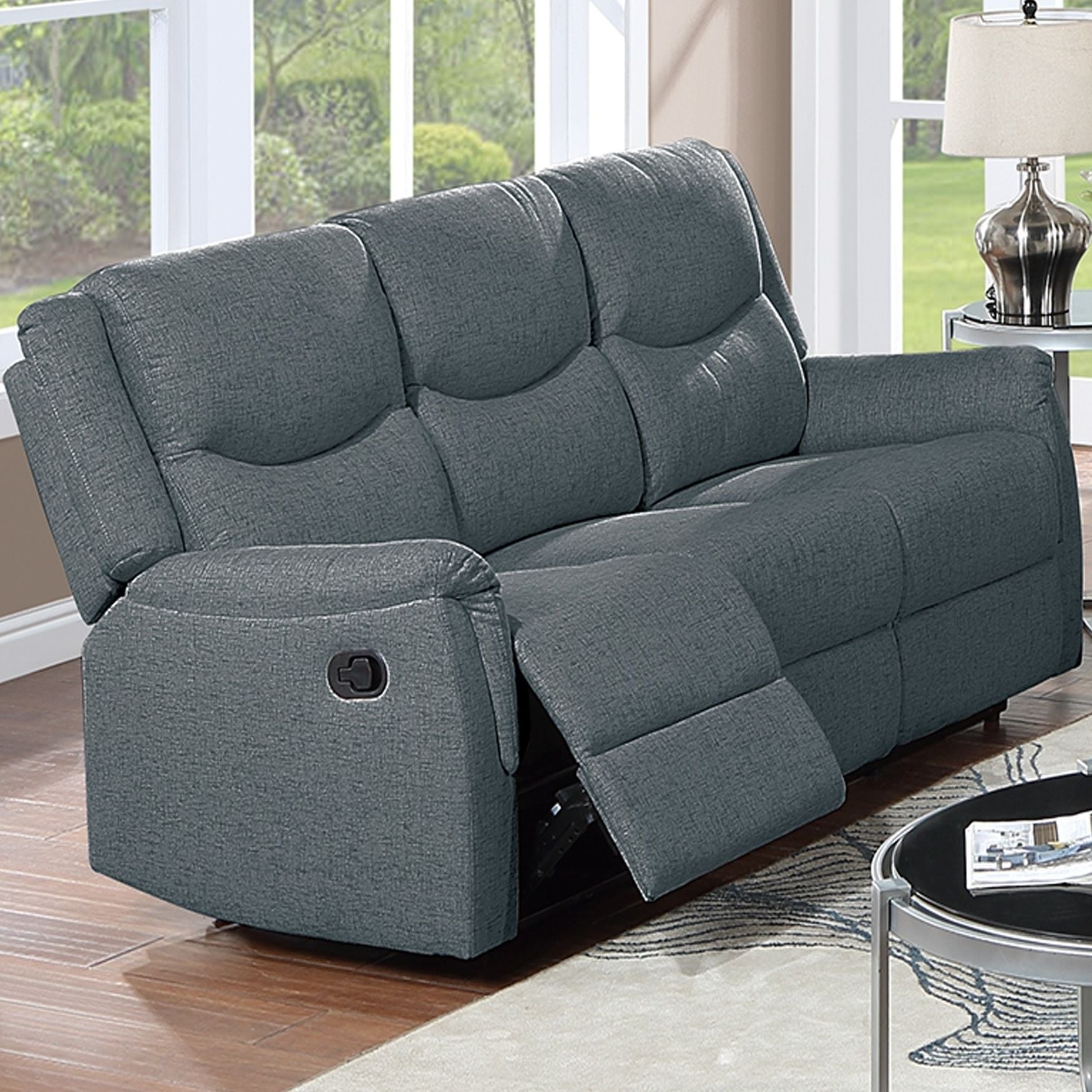 Modern Style Living Room Set, Manual Motion Home Essentials