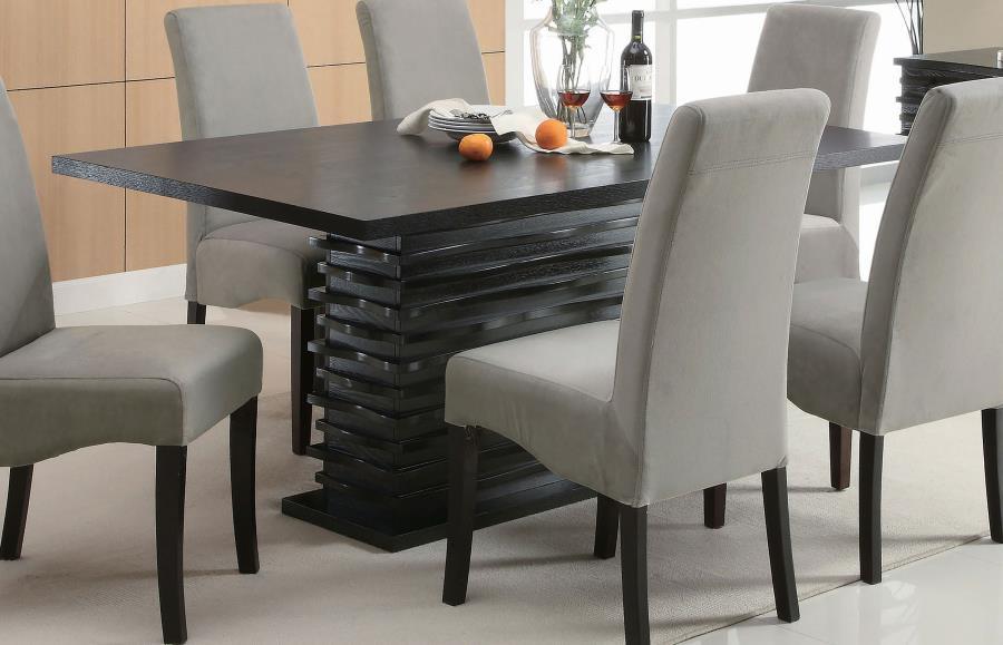 Stanton - Rectangular Dining Table - Black CoasterEssence